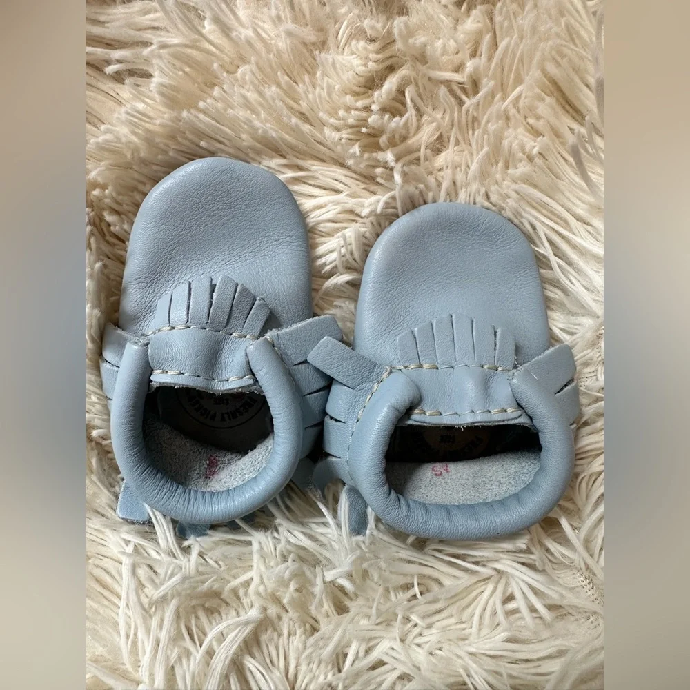 Freshly Picked premium leather Baby moccasins